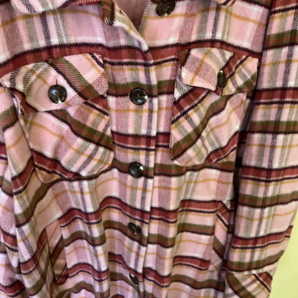 Kensie Pink Shacket Jacket Size Large NWT - Picture 5 of 7